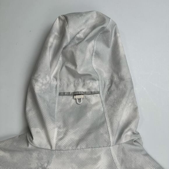 Athleta Jacket Womens Large Gray Full Zip Hoodie Running Activewear Windbreaker - Picture 5 of 14